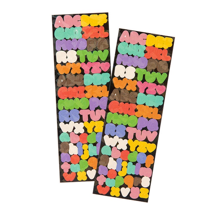 Set 2 Tấm Sticker Hologram ARTBOX Hàn Quốc Chữ Cái Vivid Với Nhiều Màu Sắc Nổi Bật