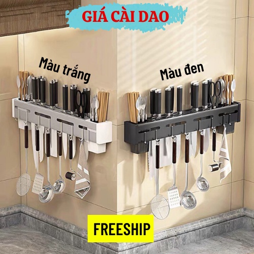 Giá Treo Đồ Nhà Bếp, Giá Cài Dao, Kéo, Đồ Dùng Đa Năng Bằng Inox Không Gỉ