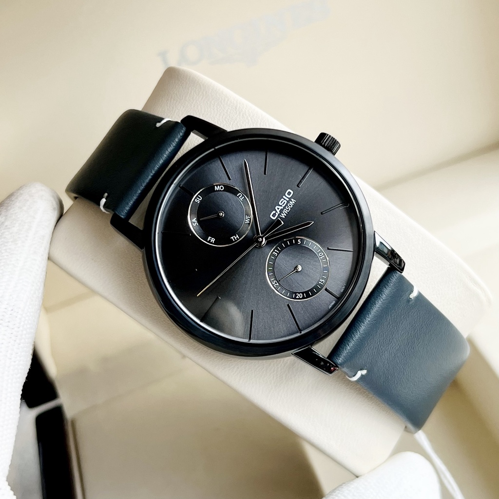 Đồng hồ nam dây da Casio MTP B310BL 1A New 8/2022