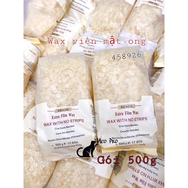 wax lông nóng dạng hạt Bead Extra Flim Wax ( 1 bịch 500gr)