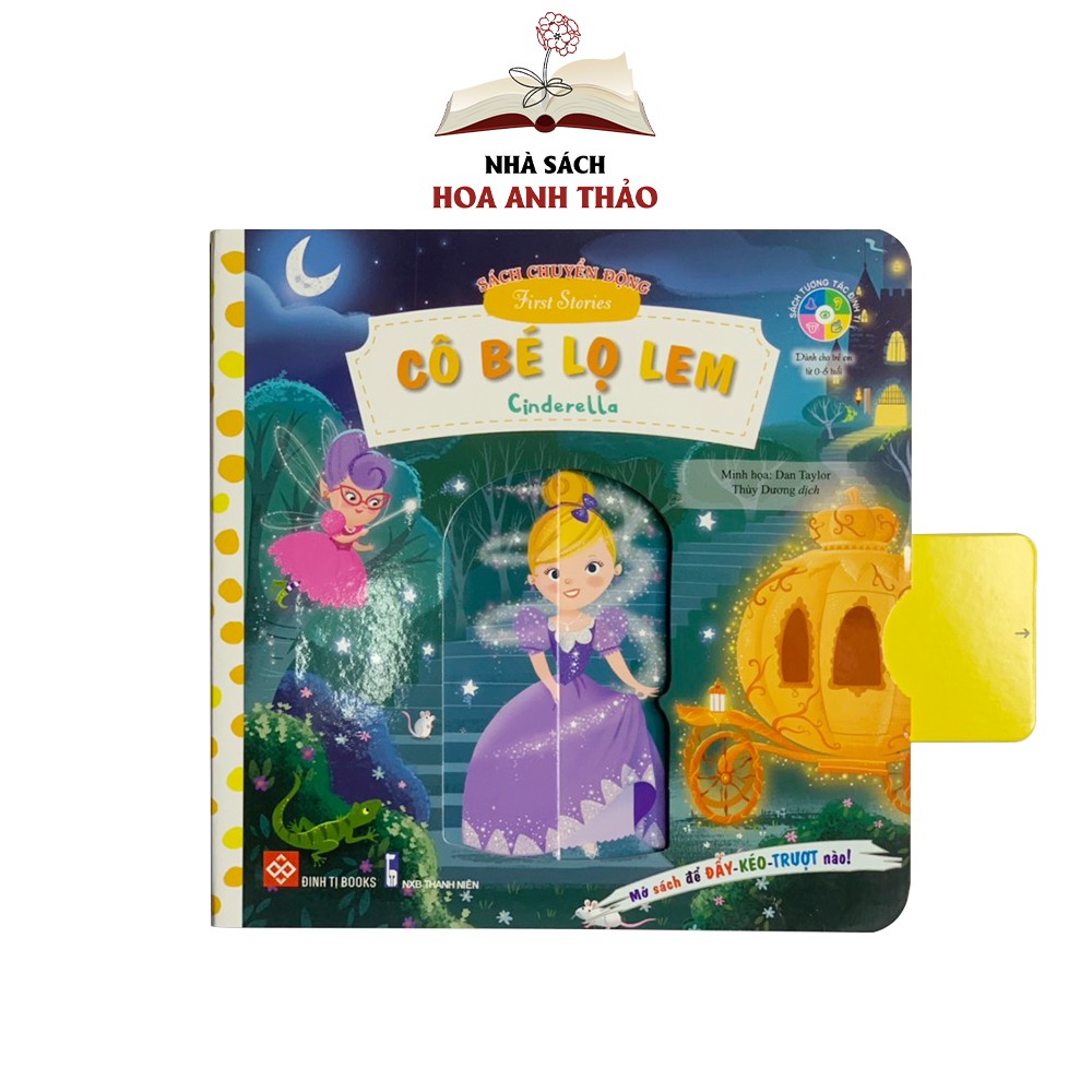 Sách tương tác chuyển động - First stories Cinderella Cô bé Lọ Lem