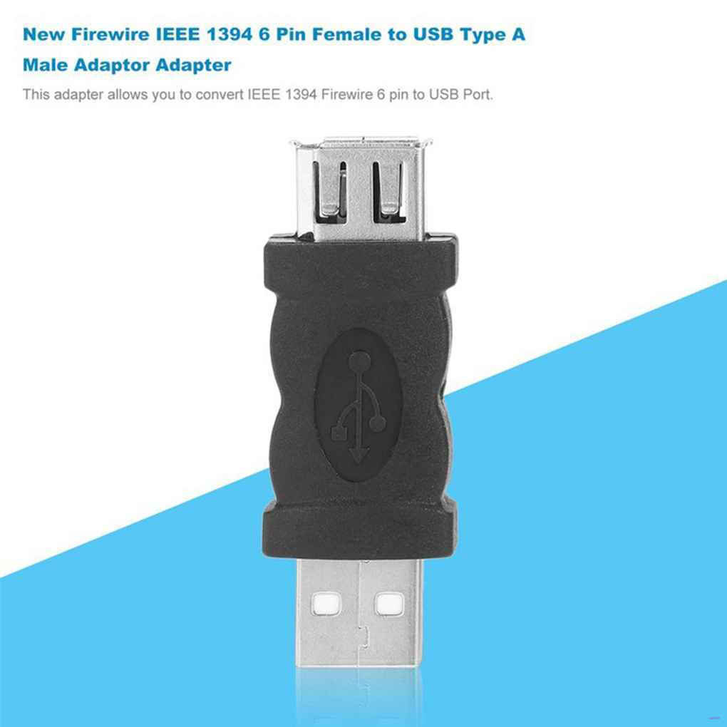 Adapter Chuyển Đổi Firewire Ieee 1394 6 Pin Female Sang Usb Type 1.1 / 2.0 A