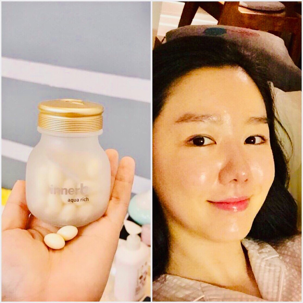 Viên uống cấp nước và collagen cho da Innerb Aqua Rich Hàn Quốc hộp 70Viên | WebRaoVat - webraovat.net.vn