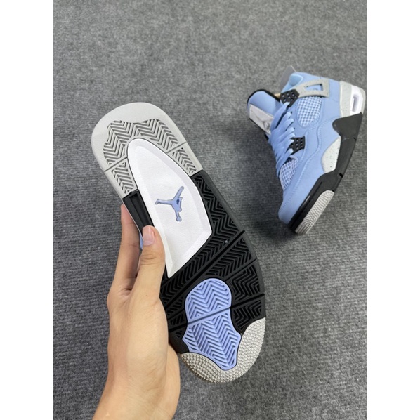 JORDAN 4 xanh đen JD độn đế nam nữ ảnh thật freeship