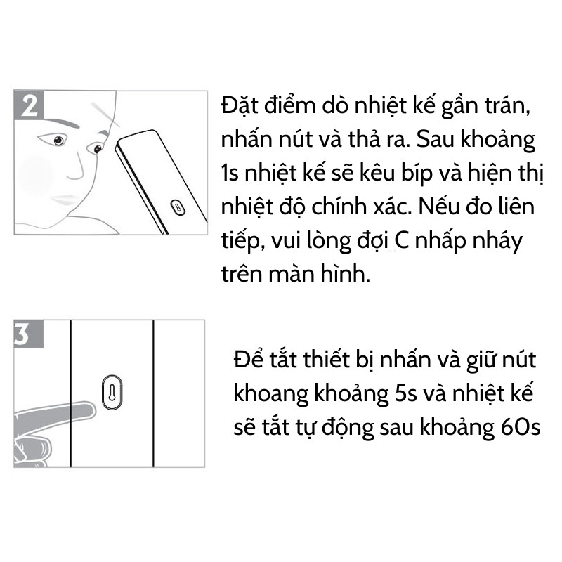 Nhiệt kế hồng ngoại đo chán cho bé ,đo được nước pha sữa , nhiệt độ bề mặt