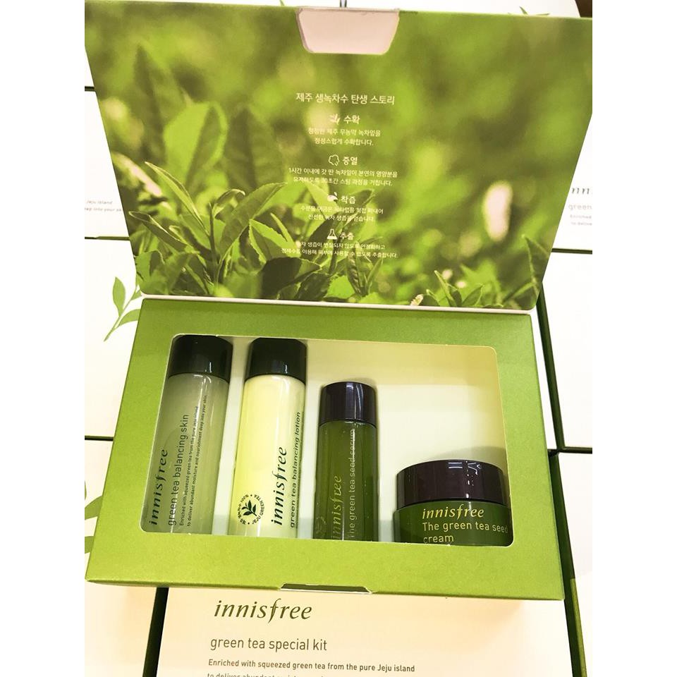 Set mini 4 món INNISFREE trà xanh
