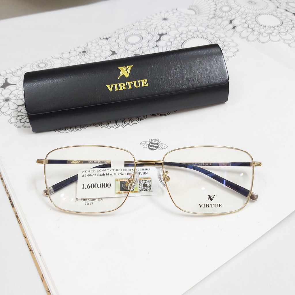 Gọng kính Nhật VIRTUE Titanium