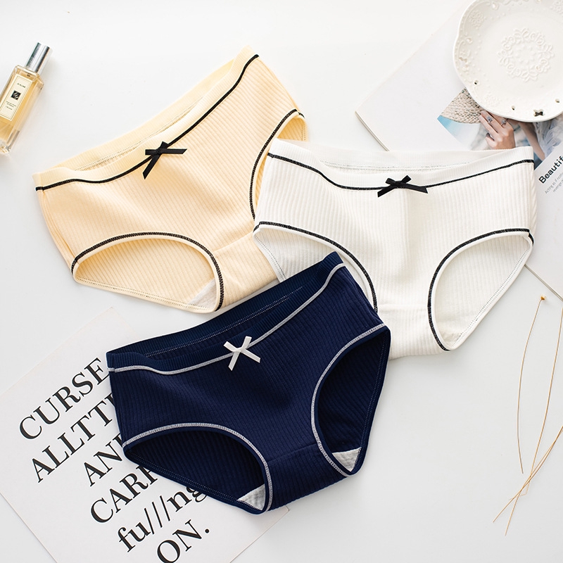 Nhập WAFACB2412 giảm 15K_Quần Lót Cotton Màu Trơn Thoáng Khí | BigBuy360 - bigbuy360.vn