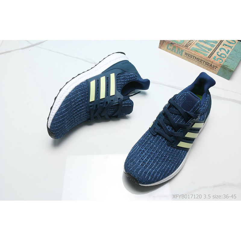 Sale XẢ HẾT 【With shoe box】Giày Adidas Ultra Boost Blue (Xanh Dương) 4.0 uy tín 2020 new ^ . ^ ! ` " '