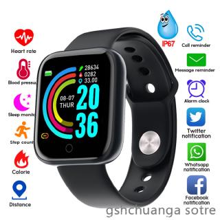 Đồng Hồ Thông Minh Y68 Chống Nước Kết Nối Bluetooth Cho Iphone/Xiaomi