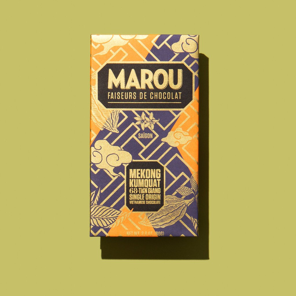 Socola Marou Nhiều mùi , thanh lớn 80g - MAROU Chocolate nguyên chất , sô cô la đen nhiều loại khác nhau