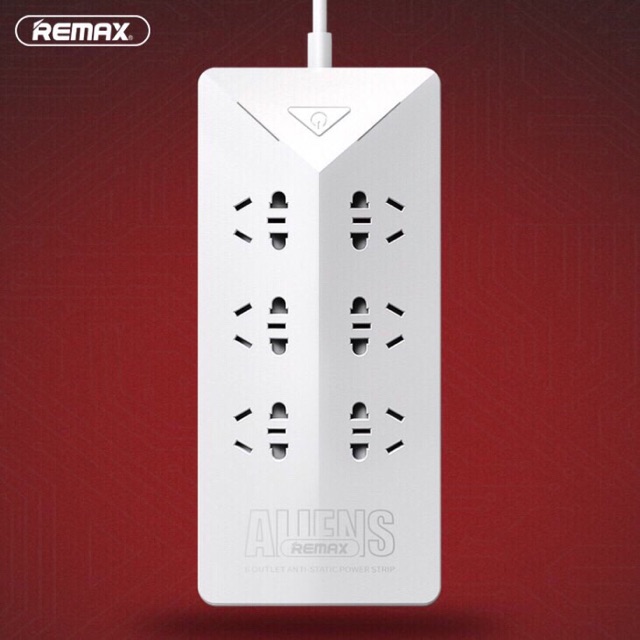Ổ cắm điện 5 usb chính hãng Remax tự động ngắt điện