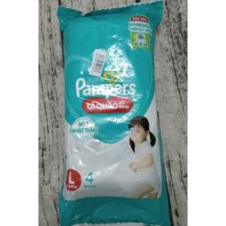 Tã quần Pampers size L 4 miếng - shop toikhongbiet772