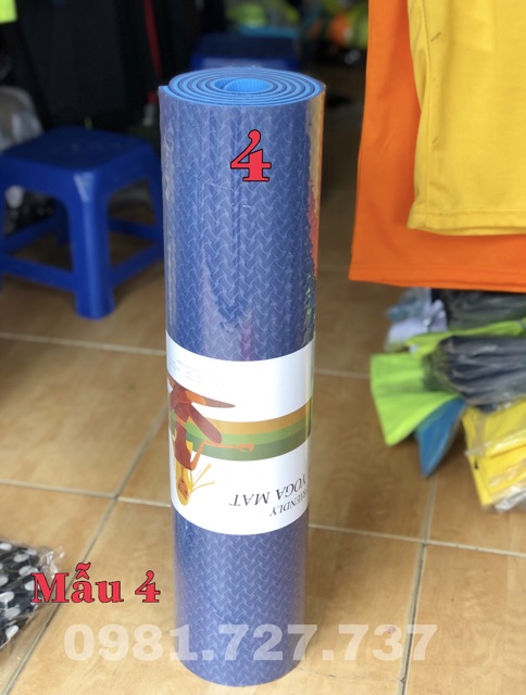 THẢM TẬP YOGA-GYM 2 LỚP CAO CẤP-KÈM TÚI ĐỰNG TIỆN LỢI