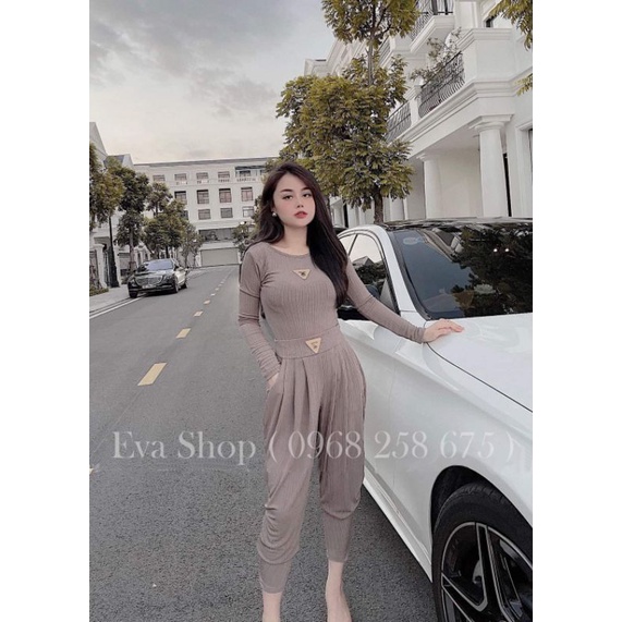 Set bộ dài tay quần bom dập ly