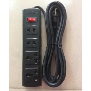 Ổ cắm điện 4 cửa kèm dây chịu tải cao