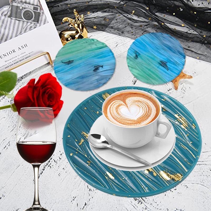 Sa Khuôn Silicone Dùng Làm Khay Đựng Trái Cây Bằng Epoxy Resin DIY