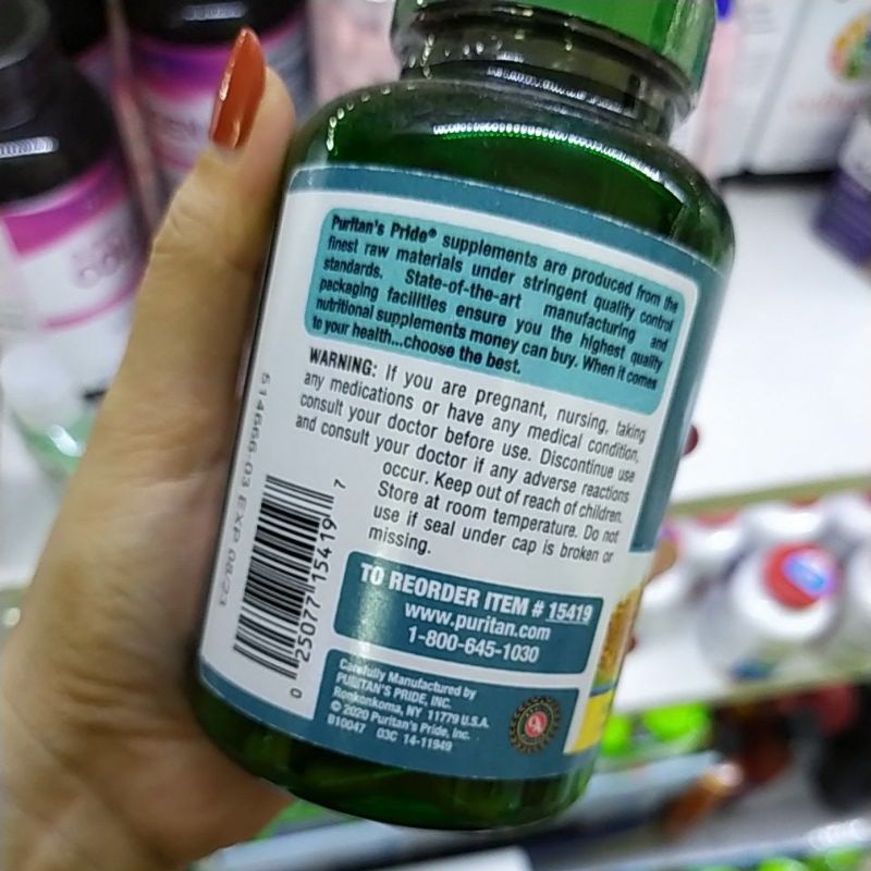 Tinh Chất Nghệ Vàng Puritan's Pride Turmeric Curcumin 500mg 180 viên | BigBuy360 - bigbuy360.vn