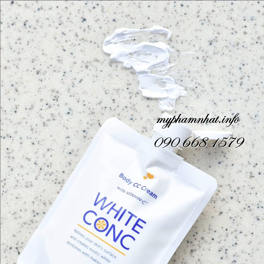 Sữa dưỡng thể trắng da White Conc Body CC Cream With Vitamin-C