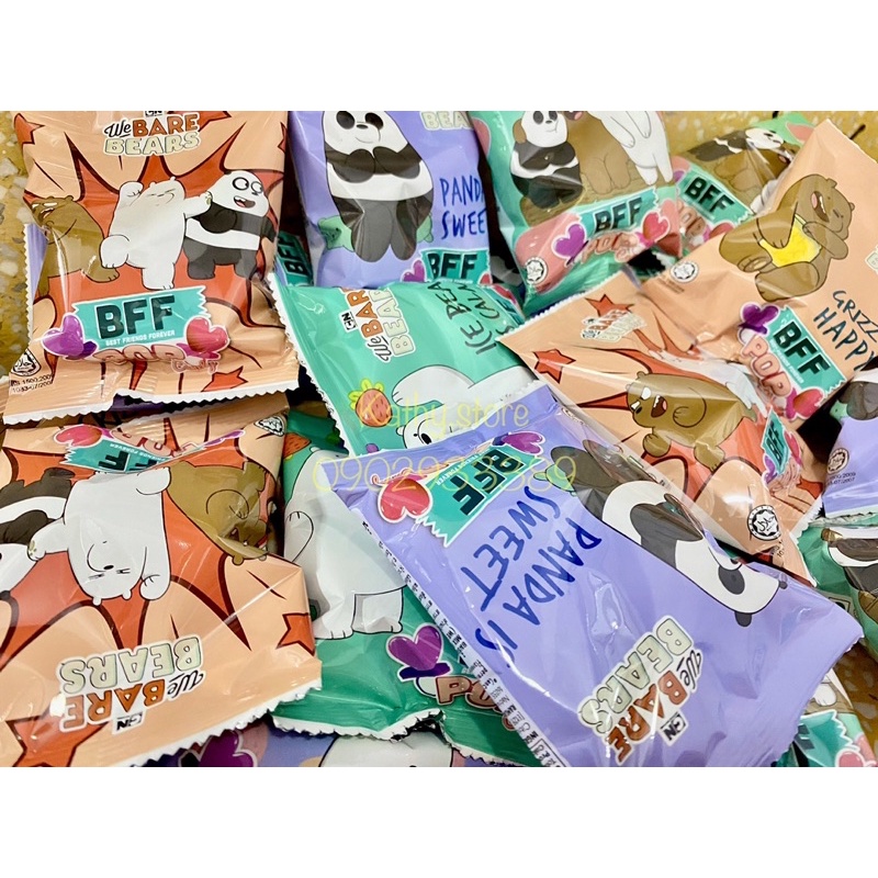 Kẹo nhẫn hình gấu hoặc trái tim BFF pop Thái Lan