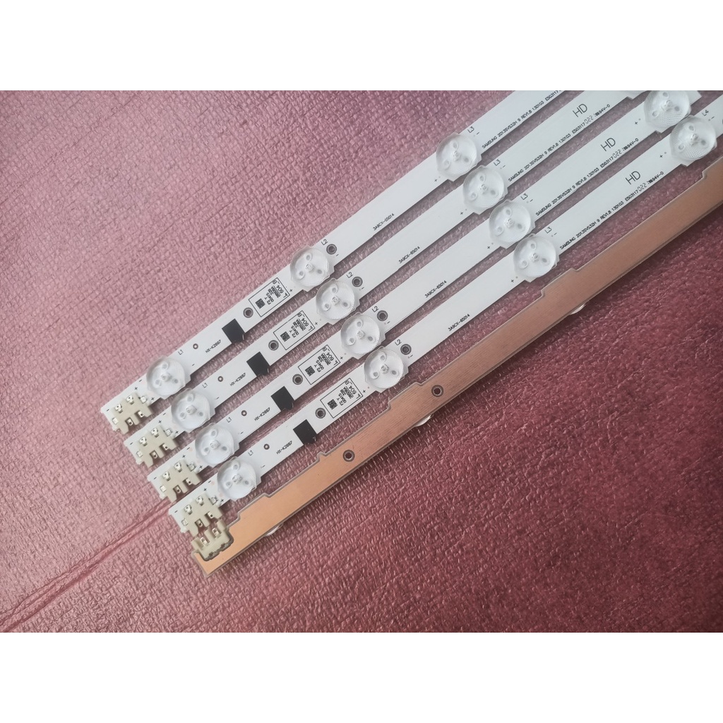 BỘ LED TIVI SAMSUNG 32F4100 32F4001 32F4500 32F5000 MỚI 100% HÀNG ZIN HÃNG, BỘ 5 THANH, MỖI THANH 9 BÓNG 3V