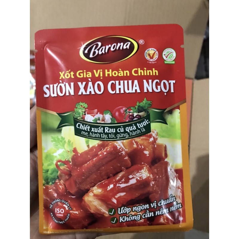 Xốt Gia Vị Hoàn Chỉnh Barona 80g các loại | BigBuy360 - bigbuy360.vn