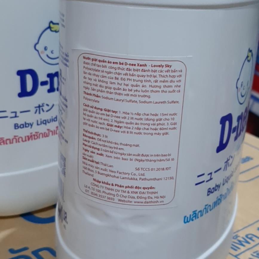 Nước Giặt D-NEE can 3 lít