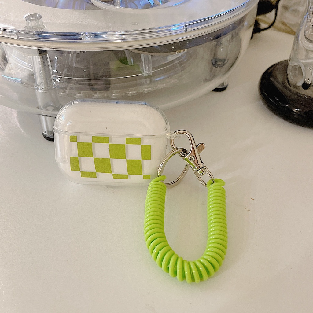 Vỏ Bảo Vệ Hộp Sạc Tai Nghe airpods 1 2 Pro 3rd Generation Pro 1/2 Trong Suốt Chống Sốc Họa Tiết Hoạt Hình Kèm Dây Đeo Kiểu Nhật Hàn