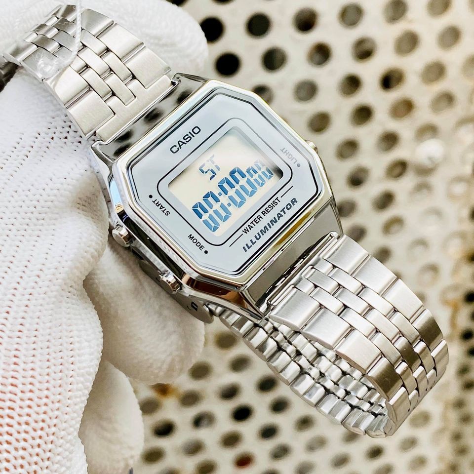 Đồng hồ điện tử nữ đẹp chính hãng Casio LA680WA Bảo hành 1 năm Hyma watch