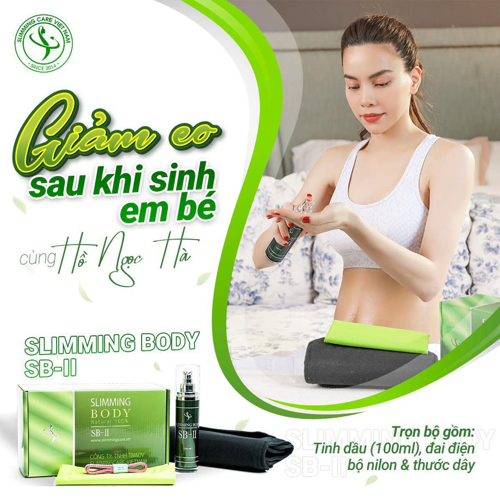 [hàng công ty-Bản Cải Tiến] Bộ ủ nóng TAN MỠ Bụng, Tay, Đùi Slimming body SB-2