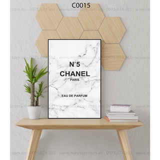 Khung tranh decor, hình chanel