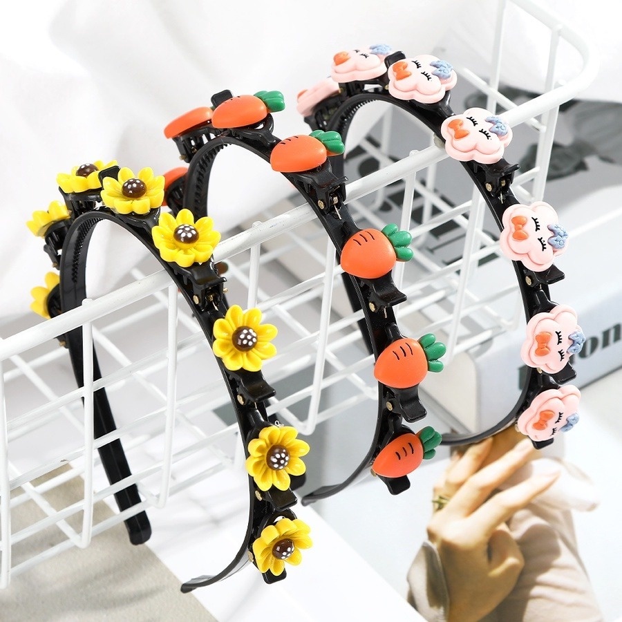 Cài tóc thiết kế họa tiết hoạt hình phong cách Hàn Quốc xinh xắn