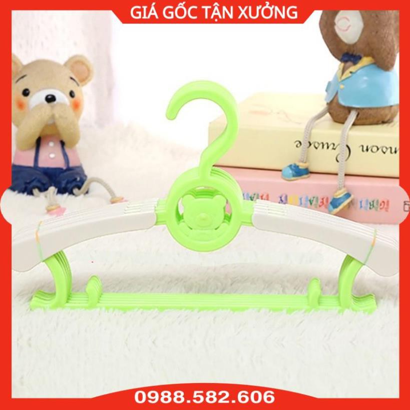 [SET 5 CHIẾC] Mắc Treo Quần Áo Hình Gấu Đáng Yêu - Móc Phơi Quần Áo Trẻ Em - BTT00202