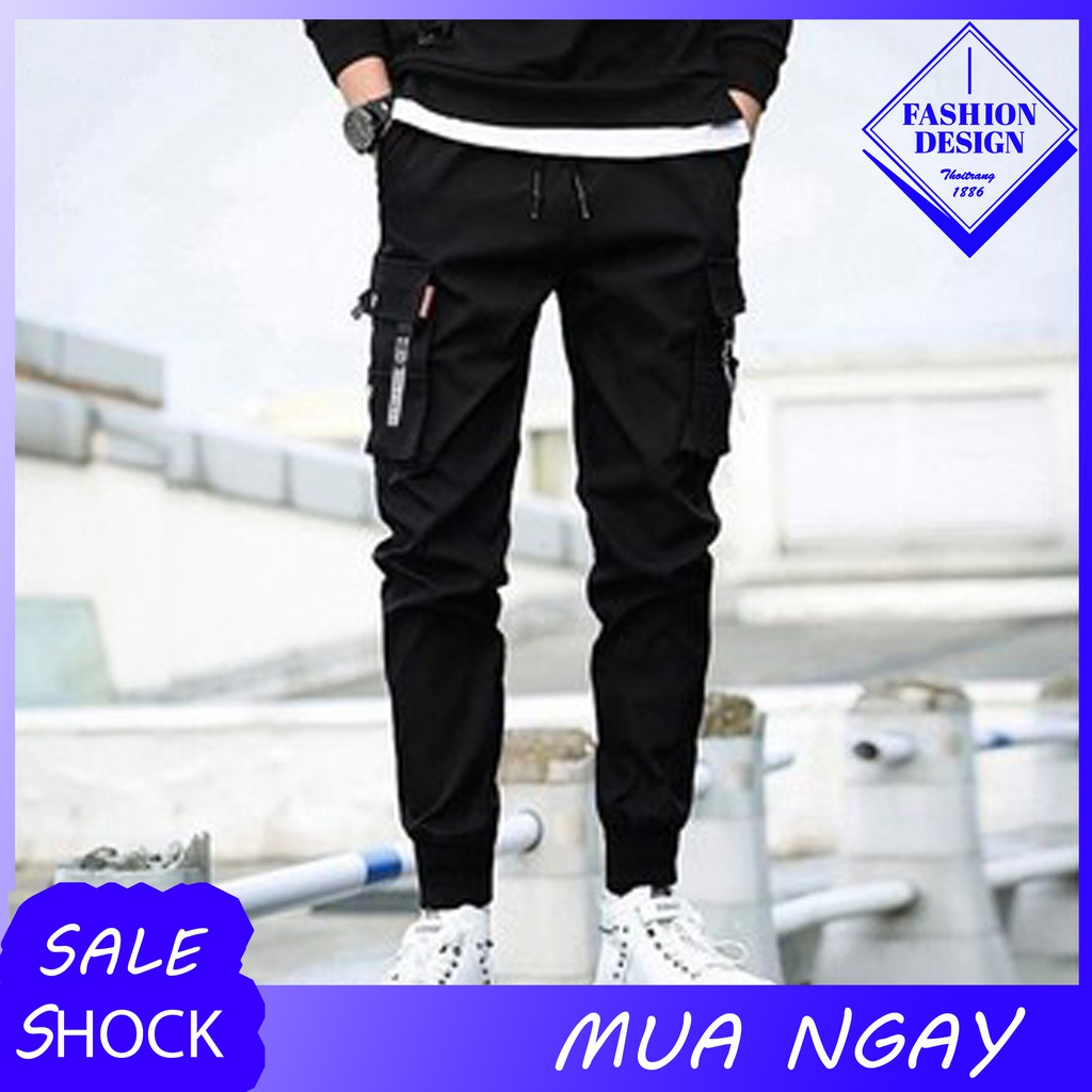 Quần Jogger Nam Túi Hộp Chất Poly Cao Cấp