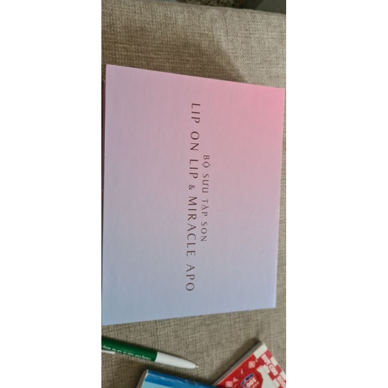 [ Phiên Bản Mới Nhất 2020 ] Bộ Sưu Tập Son 42 màu Lip on Lip & Miracle Apo