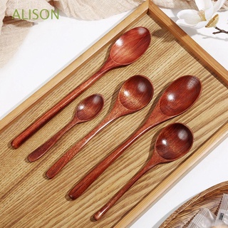 Muỗng gỗ cán dài phong cách nhật bản thân thiện với môi trường