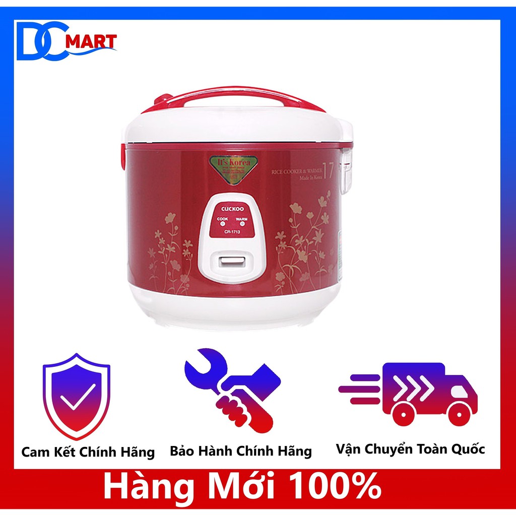 Nồi Cơm Điện Cuckoo CR-1713 - 3L - Hàng Chính Hãng
