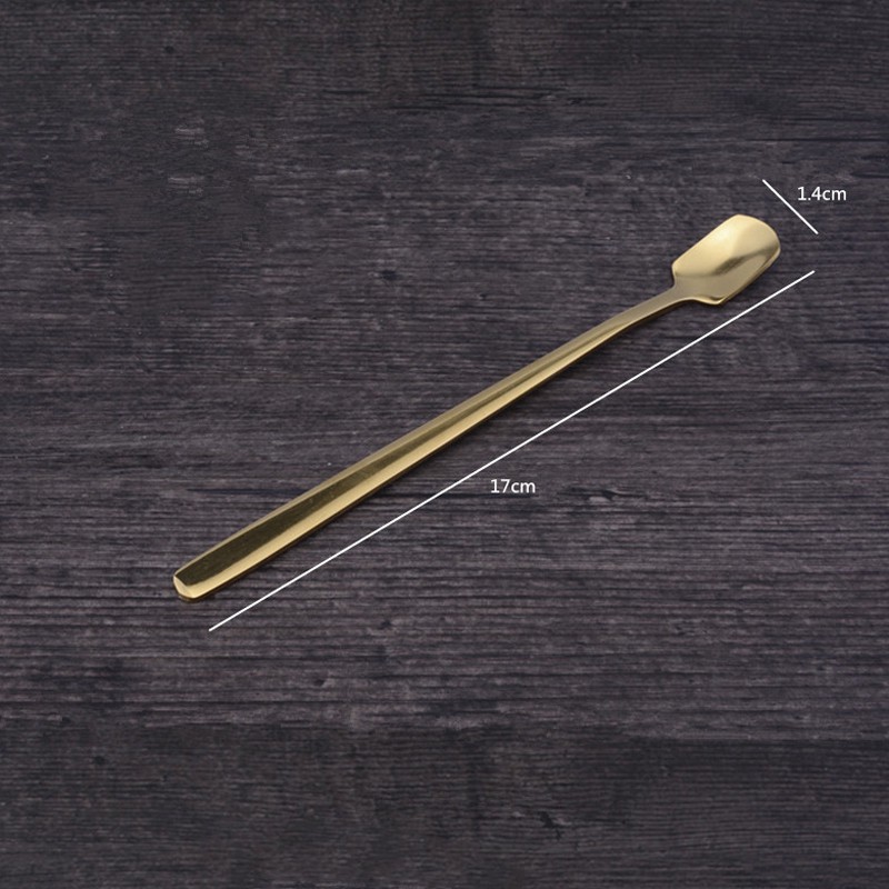 Muỗng khuấy cà phê tay cầm dài bằng thép không gỉ chất lượng cao | BigBuy360 - bigbuy360.vn