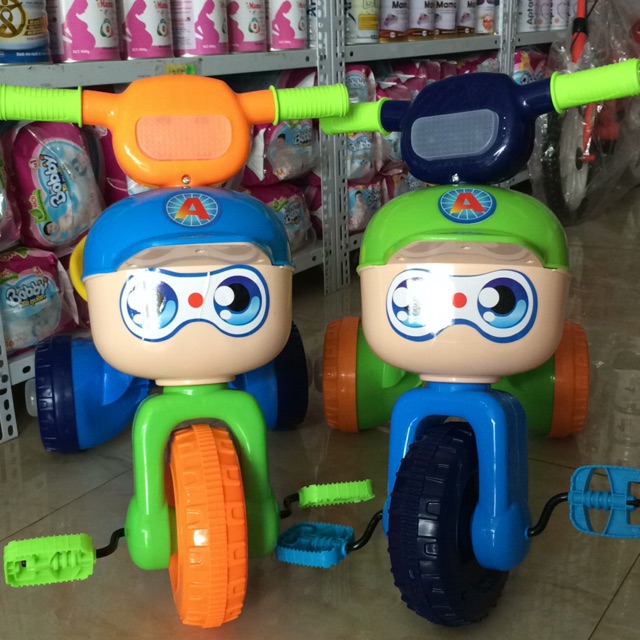 xe ba bánh gấp gọn