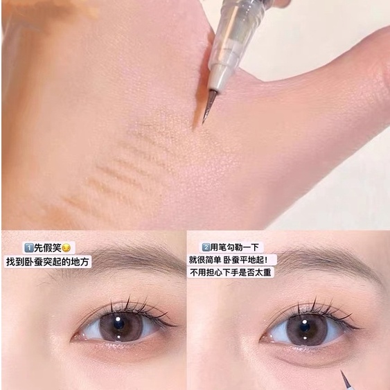 Bút Kẻ Mắt Rozo Dạng Lỏng Lâu Trôi Chống Thấm Nước Màu Sắc Tự Nhiên [FLORTTE cùng một đoạn]