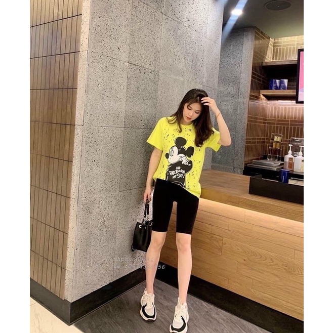 Quần ngố lững legging co giãn phom thoải mái