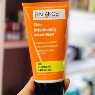 Sữa Rửa Mặt Làm Sáng Da Balance Active Formula Skin Brightening Cream Wash (Bill Anh)