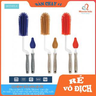 BỘ CHỔI CỌ SILICONE MOTHER-K HÀN QUỐC