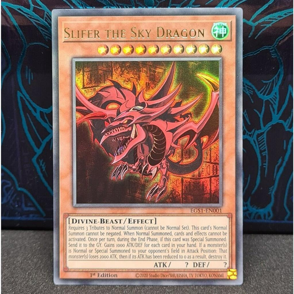 Bài Yugioh - Slifer The Sky Dragon LC01 YGLD LDK2  # Thiên Không Long Osiris