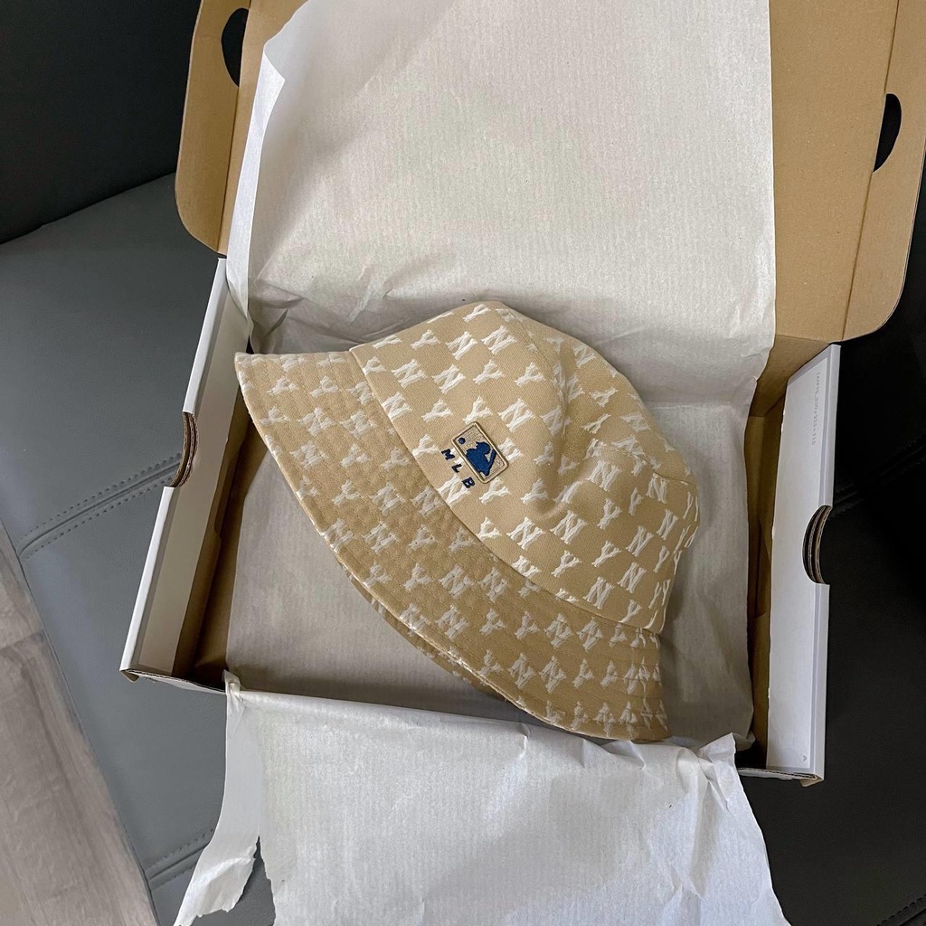 Nón MLB Bucket Hat Monogram Classic New York Yankees