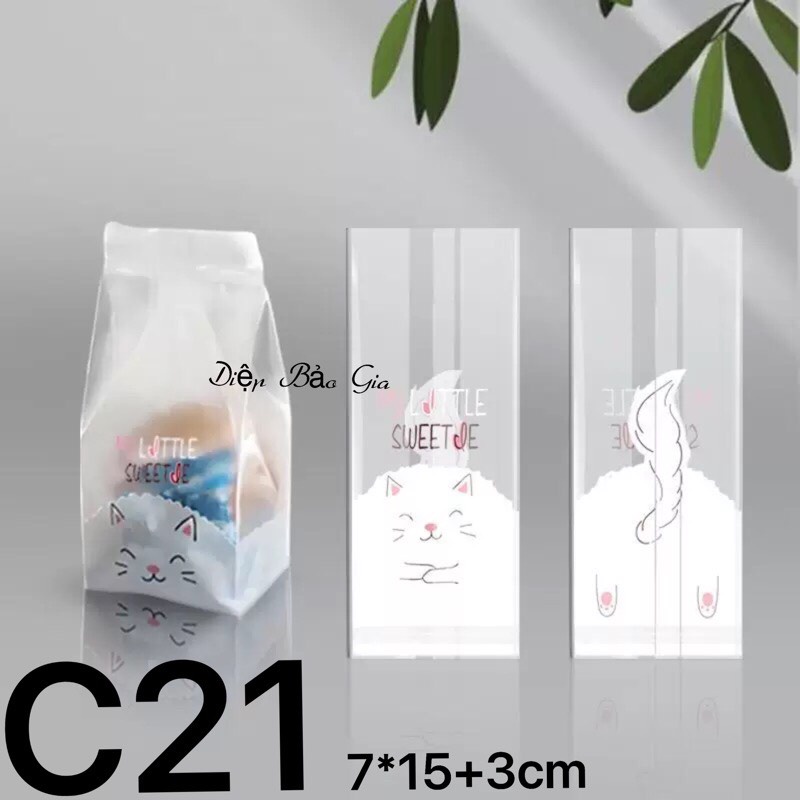 Túi đựng bánh/kẹo/trà/hạt hình cáo nhỏ - 10c