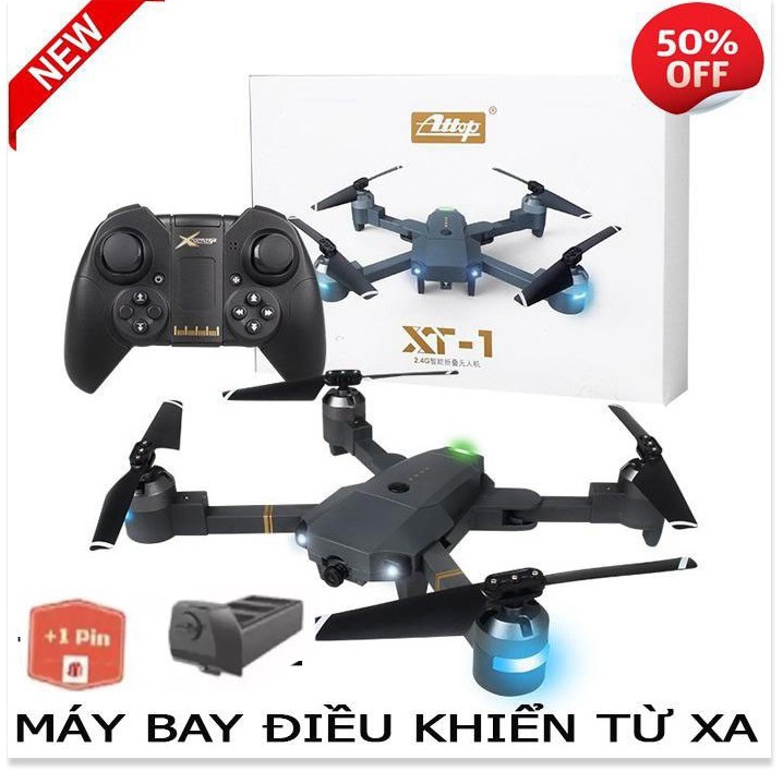 ⚡ Flycam giá rẻ, Flycam XT1 1080P cho hình ảnh sắc nét - Bảo hành uy tín 1 đổi 1 👉HD Plaza