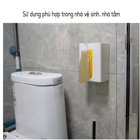 Hộp Đựng Giấy Ăn ,Giấy Vệ Sinh Đa Năng Kèm Miếng Dán Tường Nano Sáng Tạo Mới 88310 Korea Store 88