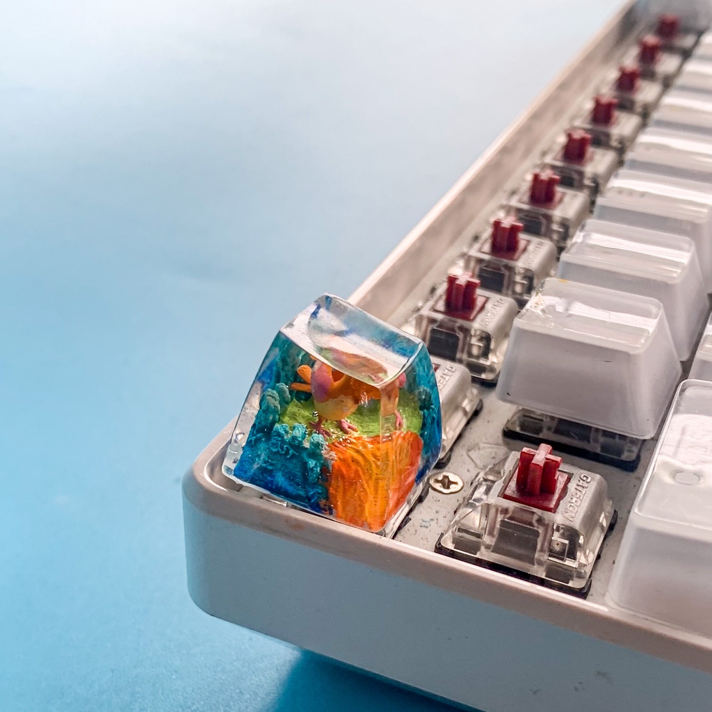 Nút bàn phím cơ máy tính - Artisan keycap - Pokemon Keycap - Resin keycaps - Gengar Keycaps