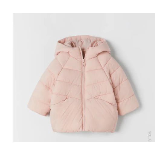 Áo khoác phao Zara dáng basic bé trai, bé gái cực ấm xuất dư xịn 6 tháng-5 tuổi